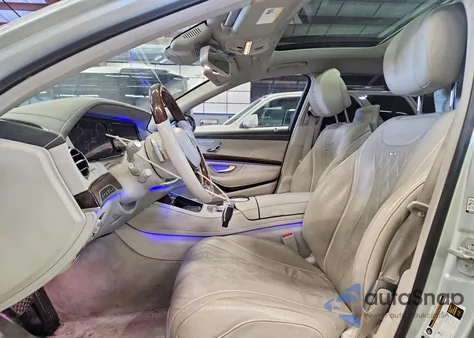 2017 Mercedes-Benz S Mercedes-Maybach S600 z USA, uszkodzony, nr VIN WDDUX7GB3HA314735